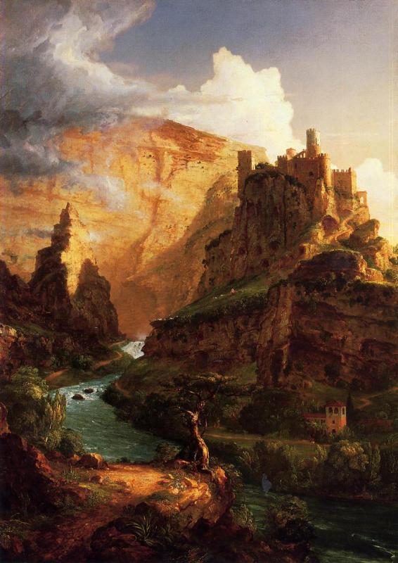 Thomas Cole Valley of the Vaucluse Sweden oil painting art